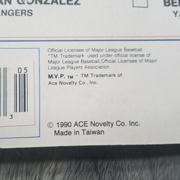 1990 MLB Eric Anthony of the Astros M.V.P. Rookie - Picture 6 of 7